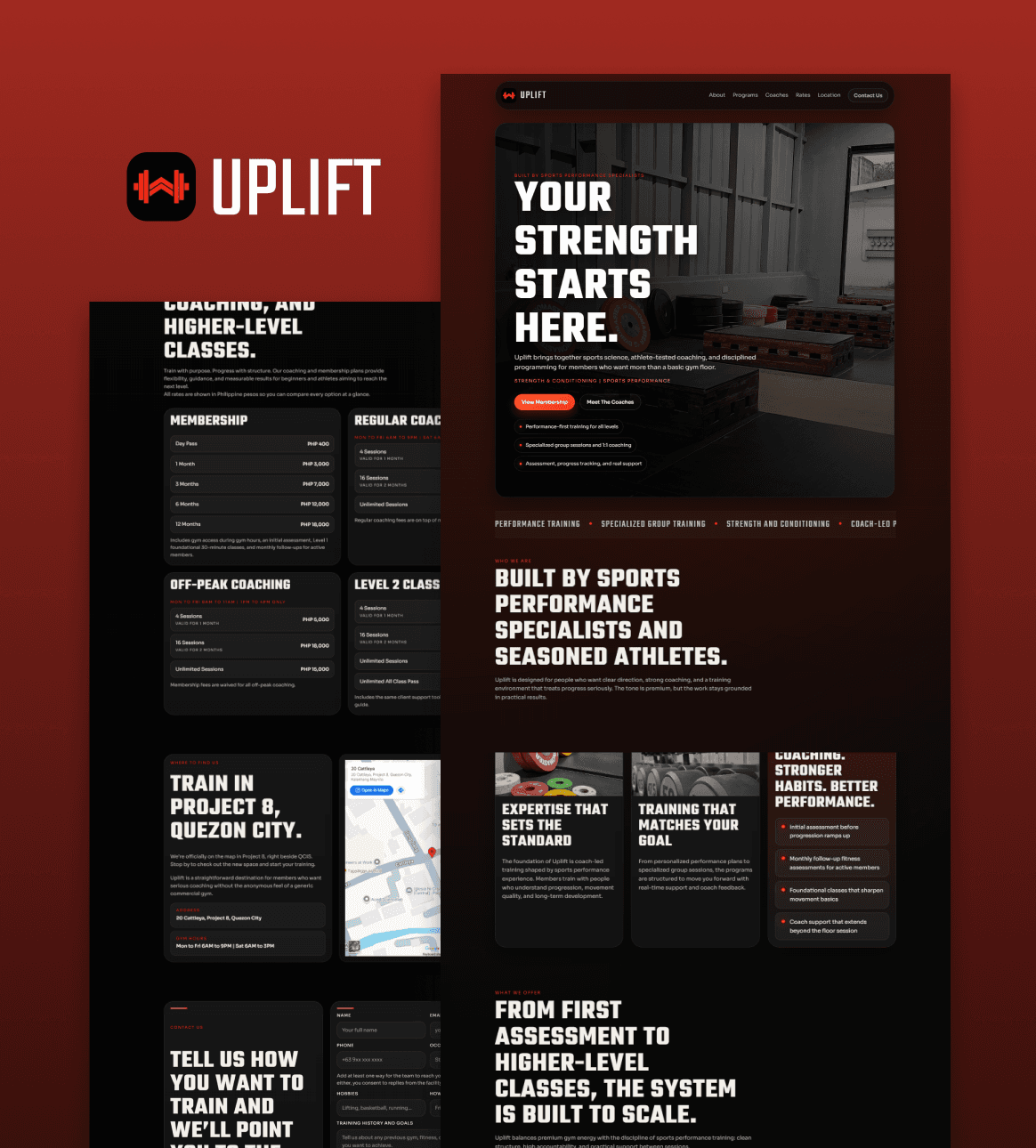 Uplift gym site